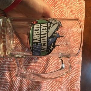 Kentucky Derby glass commemorative mug 2000 126th Running